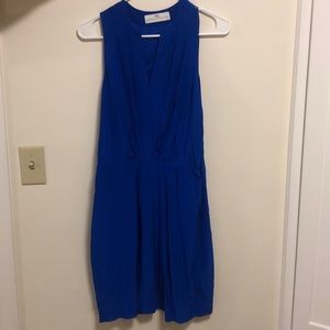 Silk indigo dress